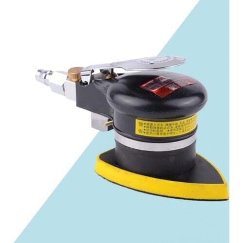 High-quality Triangle Palm Air Sander Pneumatic Mini Air Buffer Polisher Interior Cleaning Waxing Tool for Vehicles