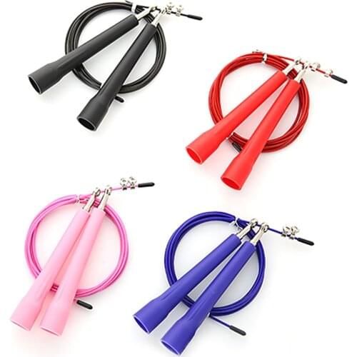 3m High Speed Aerobic Steel Wire Skipping Rope Length Adjustable Jump Rope for Crossfit Fitness Equipment Skip Rope