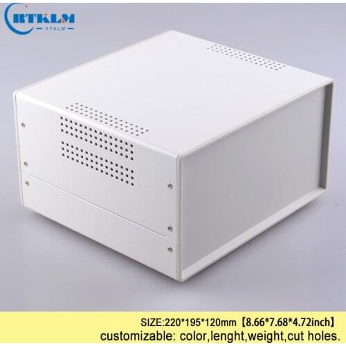 Iron enclosure for electronic project outlet case junction control box industry project instrument box 220*195*120mm desktop BOX
