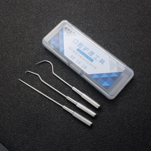 304 stainless steel toothpick, portable household toothpick outdoor toothpick artifact toothpick reusable food and fruit fork