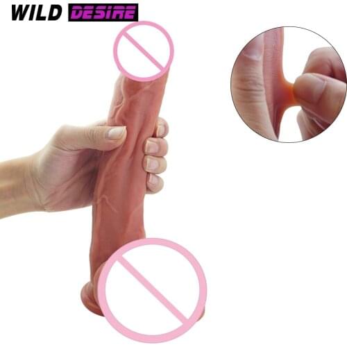 25*4.5cm Big Artificial Dildo Suction Cup Dildo Realistic Huge Horse Anal Dildos Adult Toys Phallus for Woman Sexshop Adult 18