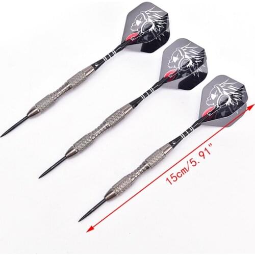 3pcs/Set Tungsten Steel Needle Tip Darts Shafts With Dart Flights Indoor Sports