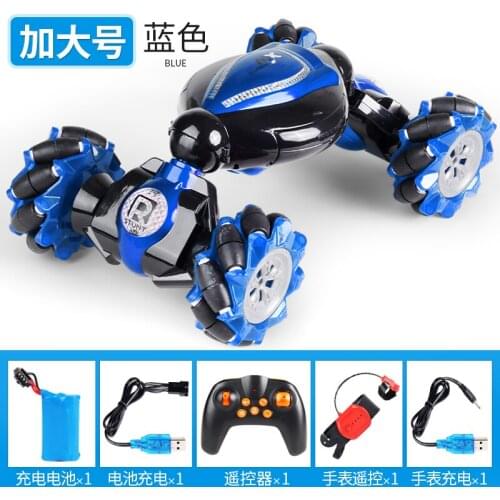 YL Gesture Induction Deformation Remote-Control Automobile Large Four-Wheel Drive off-Road Vehicle Manual Twist Car Children