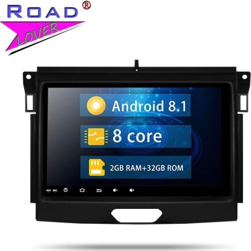 Car Radio Android 8.1 One Din 9'' Autoradio HD Car Multimedia For Ford RANGER 2016 Video Player GPS Navigation Radio Stereo
