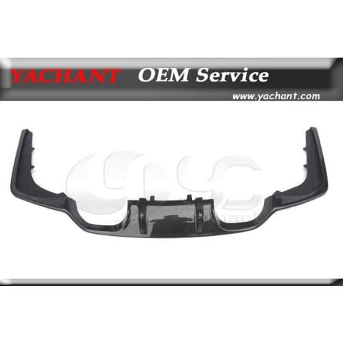 Car-Styling Auto Accessories Carbon Fiber CF Rear Diffuser Fit For 2014-2015 F80 M3 F82 F83 M4 3D D Style Rear Diffuser Lip