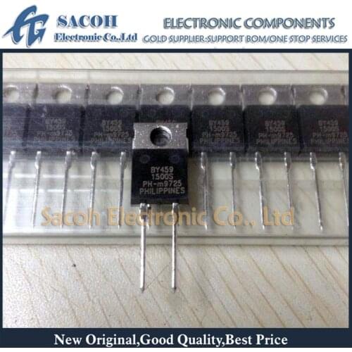 Free shipping 10Pcs BY459-1500S BY459-1500 BY459-1200 BY459X-1500 BY459F-1500 TO-220/220F 12A 1500V Fast Recovery Diode