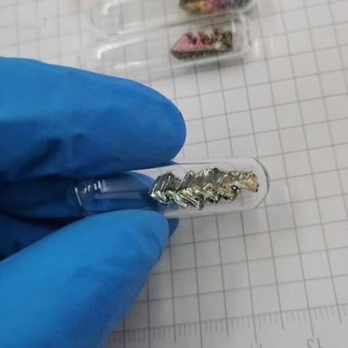 Free shipping colorful high pure 1-4g Bismuth Crystals professional making Bismuth Metal crystal