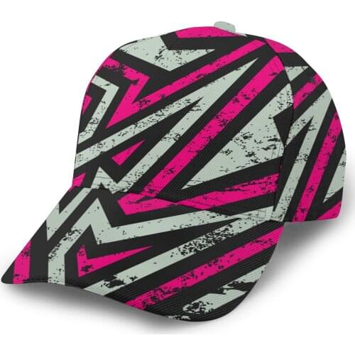 CINESSD Urban Grunge Geometric Baseball Cap women men snapback caps Classic Style hat Casual Sport Outdoor cap