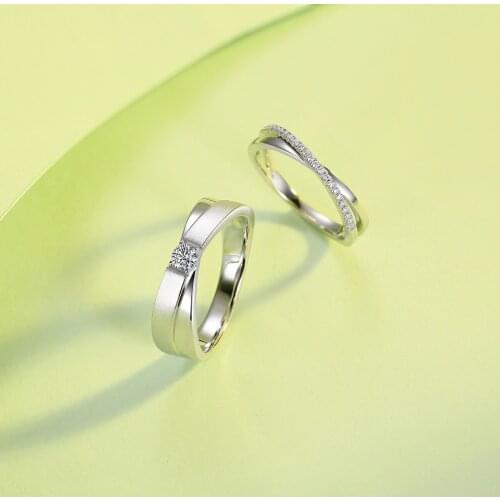 Jewellery Moissanite Ring 925 Silver 1ct D color Moissanite Simple engageme Wedding Ring for Women With national certificate