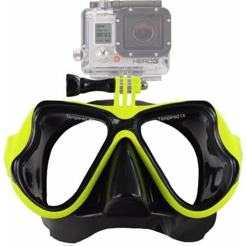 Diving Mask Slicone Belt Glasses Goggles Scuba Snorkel Swimming Mask Mount for GoPro Hero7 6 5 4 3 2, For Xiaomi SJ Camera