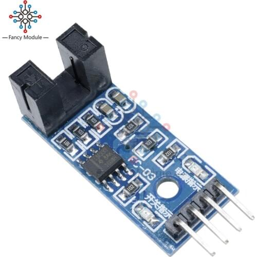 2PCS Slot Type IR Optocoupler Speed Sensor Module LM393 For Arduino Groove Coupler Sensor 3.3V-5V Connect Relay Buzzer Module