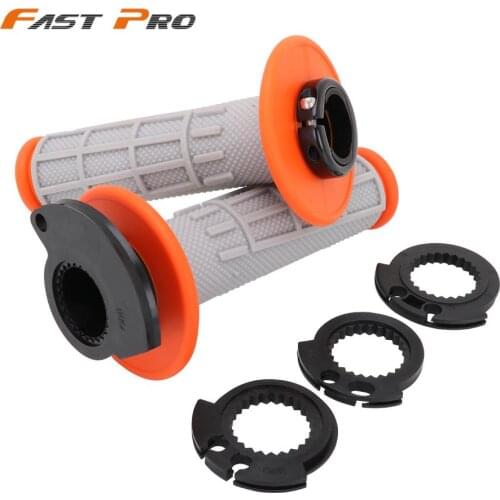 Motorcycle Rubber Handlebar Lock-on Grips Throttle Tube For KTM SX SXF EXC EXCF XC XCF XCW 125 150 200 250 300 350 450 500