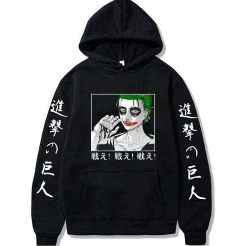 Mens Hoodies attack on titan unisex Pullovers Hoodies Sweatshirts Killua Zoldyck Hisoka 90s Anime Hoody Streetwear Tops