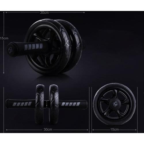 New Ab Roller No Noise Abdominal Wheel Ab Roller Stretch Trainer For Arm Waist Leg Exercise Gym Fitness Equipment