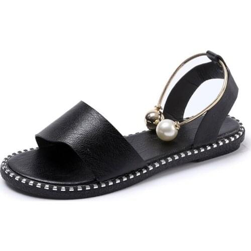 Akexiya Women Sandals Flip Flops New Summer Fashion Rome Slip-On Breathable Non-slip Shoes Woman Slides Solid Casual Female