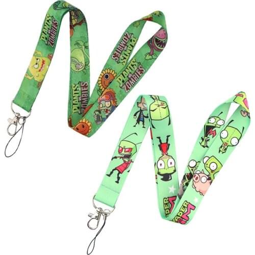Cartoon mobile phone lanyard, keychain sling, document neck strap, camera lanyard, badge sling
