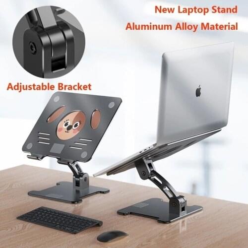 Foldable Laptop Stand Aluminium Notebook Stand Portable Laptop Holder Tablet Stand Computer Support For MacBook Air Pro ipad