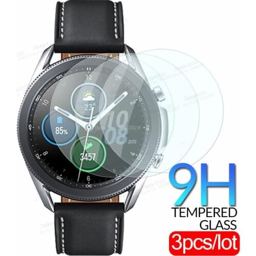 3pcs protective Glass For samsung Galaxy Watch 3 45mm 41mm Watch3 45 41 mm screen protector Cover Film Smart watch Accessories