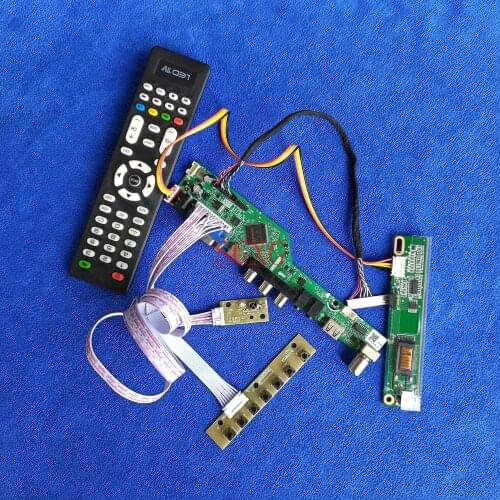 1CCFL 1280*800 kit 30Pin LVDS LCD screen drive card AV VGA USB HDMI-compatible Analog Fit LP154WX4-TLC1/TLC3/TLCA/TLD2/TLE1/TLF1