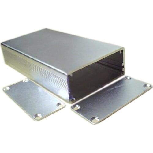 1PC Aluminum Enclosure Project Box Electric desktop case DIY 24X57X110mm silver