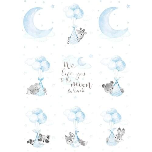 5D Embroidery Diamond Picture Home Decor Painting Full Round Drill Handmade Cute Cartoon Balloon Animal Stitch Wall Art