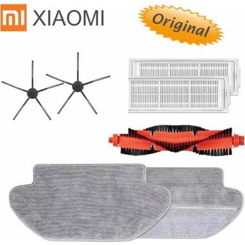 Side Brush HEPA Filter Main brush Mop for Original XIAOMI MIJIA Sweeping Mopping Robot Vacuum Cleaner STYJ02YM Spare Part