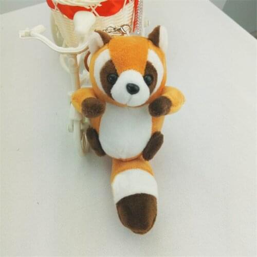 Raccoon Key Chains Handmade Bags Pendant Fashion Jewelry Ornament Car Keychain New Year Gifts Kids Toys