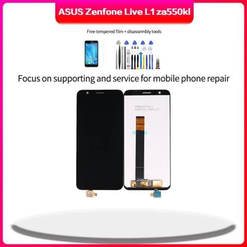 Original Display For Asus Zenfone Live L1 ZA550KL LCD Touch Screen Digitizer Assembly For Asus ZA550KL Replacement with tools