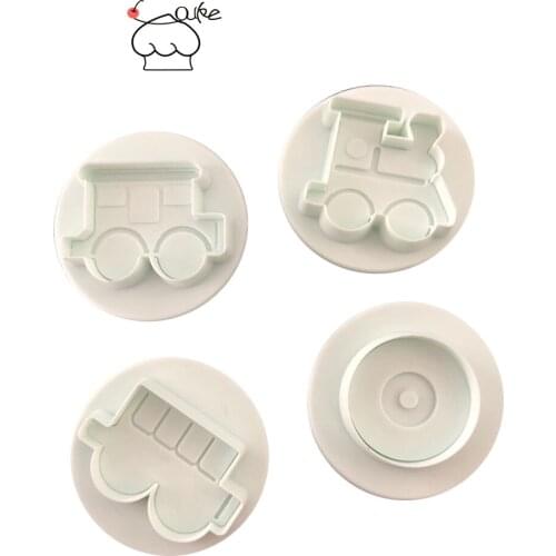 Aouke Molds Truck 3D Fondant Mold Cakes Decorating Tools DIY Gumpaste Chocolate Moulds Kitchen Bakeware P136