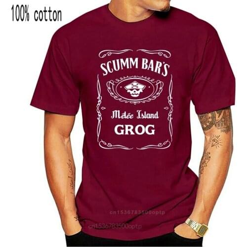 Scumm Bars Grog Tshirt Monkey Island Cocktail Top Christmas Gifts Tee Shirt