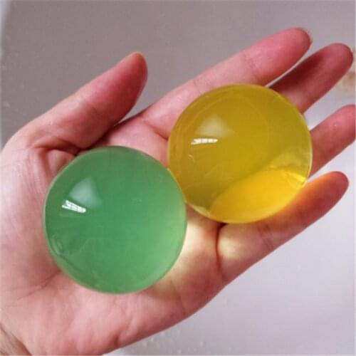 10 pcs/lot Big hydrogel Pearl Shaped Very Large 13-17mm Crystal Soil Water Beads Mud Grow Ball Wedding Decor