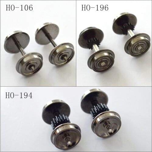 HO Scale 1: 87 Train Wheel Model Miniature Metal Railway Scence Accessory DIY Sand Table Landscape Toy Accessory Building