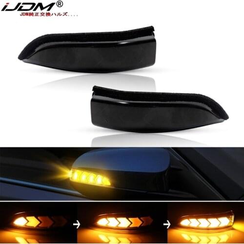 IJDM LED DRL Flowing Side Rear-view Mirror Dynamic Turn Signal Light Lamp For Toyota Vios Altis Yaris Corolla Camry Accessories