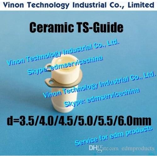 Edm Ceramic K1C TS-Guide Sapphire insert d=4.8mm for So dick KIC,Charmilles SH2 Small Hole Drill EDM Machine