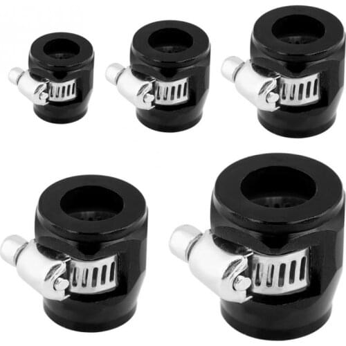 Car Oil Fuel Hose End Clamp Finisher Water Line Clip Hose Connectors Anodized Aluminum Material Car Accessories