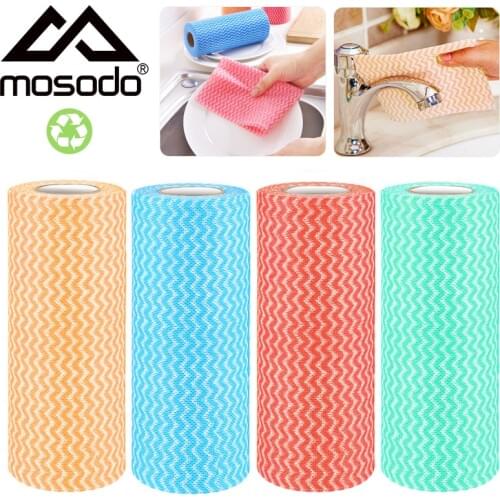 Kitchen Towel Disposable Dishwashing Towel Kitchen Cleaning Dishcloth Thickened Absorbent Non-woven Dishcloth Dry/wet Wash Towel