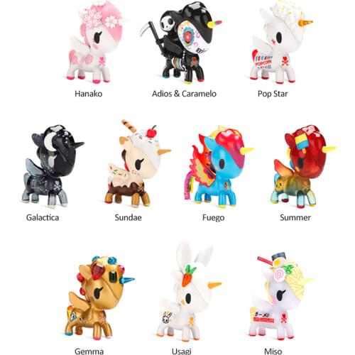 Original Tokidoki Unicorno Blind Box Cute Unicorn Animal Model Toy Valentines Day Birthday Gift