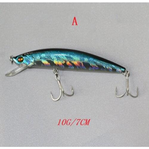1PCS Good Fishing Lure Quality Minnow Lure 3D Eyes Plastic Hard Bait Pesca Artificial Jig Wobblers Crankbait Fishing Bait