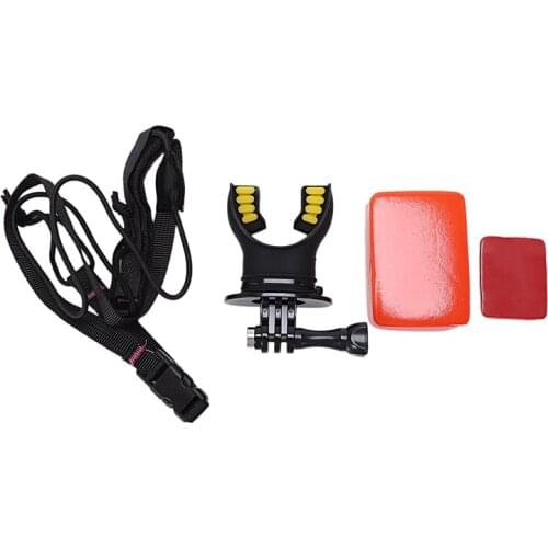 HFES Surfing Underwater Camera Teeth Braces Holder Mouth Mount Surf Set For Gopro Hero 5 4 3 2 Xiaomi Sjcam Action Camera
