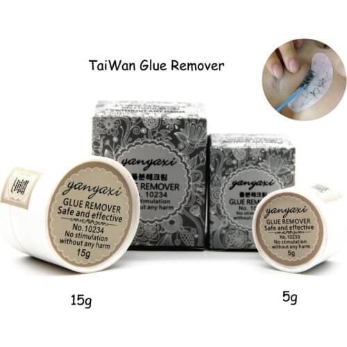 Yanyaxi 5g False Eyelashes Glue Remover Cream cola para cilios Eye lash Glue Remover For Eyelash Extension Make Up Tool