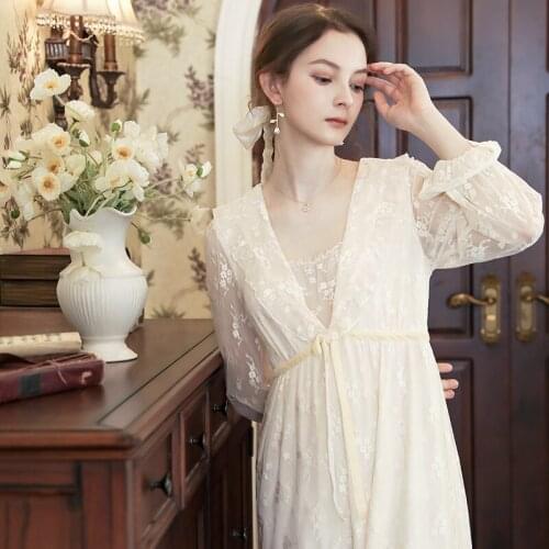 Женские ночные сорочки с рукавами Xiao O smile China At AliExpress