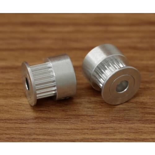 SWMAKER 5pcs*S2M-20 tooth synchronous wheel S2M-20T timing pulley 5/6/6.35/8 mm bore size bandwidth 6 wire S2M belt pulley