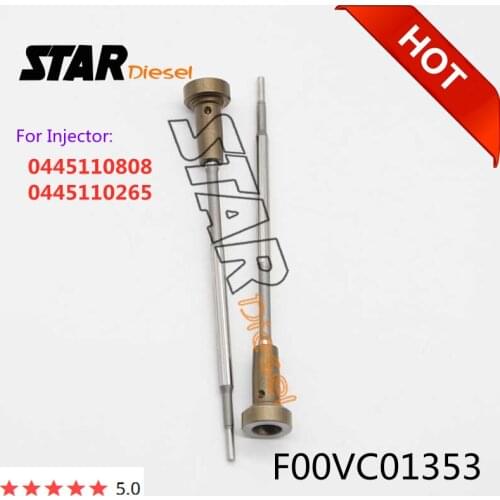 STAR Diesel F00VC01353 Common Rail Injector Valve F 00V C01 353 F00V C01 353 For Fuel Sprayer 0445110808 0445110265