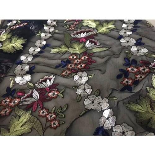 100% cotton 2018 African French Lace Fabric, High Quality renda Tulle Lace Fabric For lace Wedding mesh lace 5y