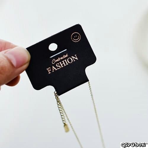 100pcs/Spot/mini card, hand DIY jewelry tags, earrings, hangtags,brooch, necklace display tags custom 2019042