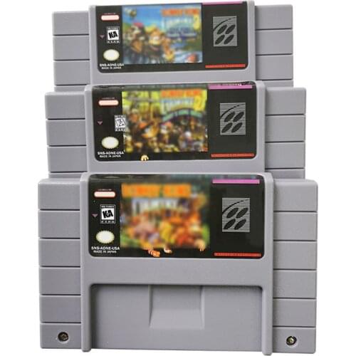16 Bit game with box for snes game cartridge English language
