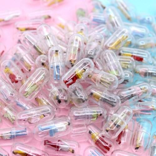 20PCS Mini Capsule Toy Smiling Face Filler for Kids DIY Decoration Decompression Toys