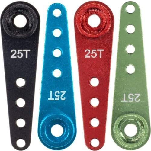 25T Metal Extension Steering Servo Arm Horn for RC Car Crawler Parts