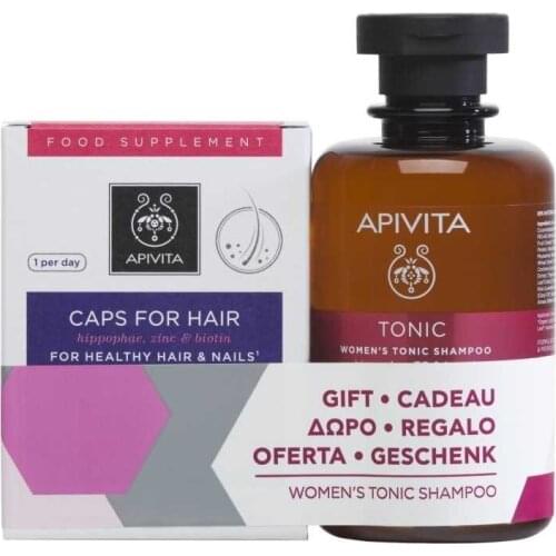 APIVITA-womens anti-fall PACK (capsules & shampoo)