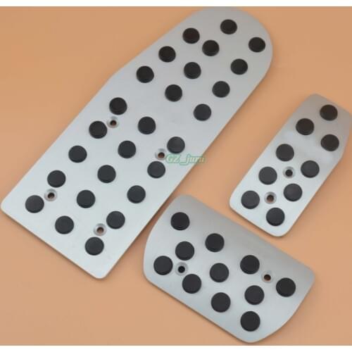 Car Accessories New Sport Aluminium Foot Pedal Rest Plate Speed MT/AT Plate pads cover Stickers For Suzuki Swift 2006-2012
